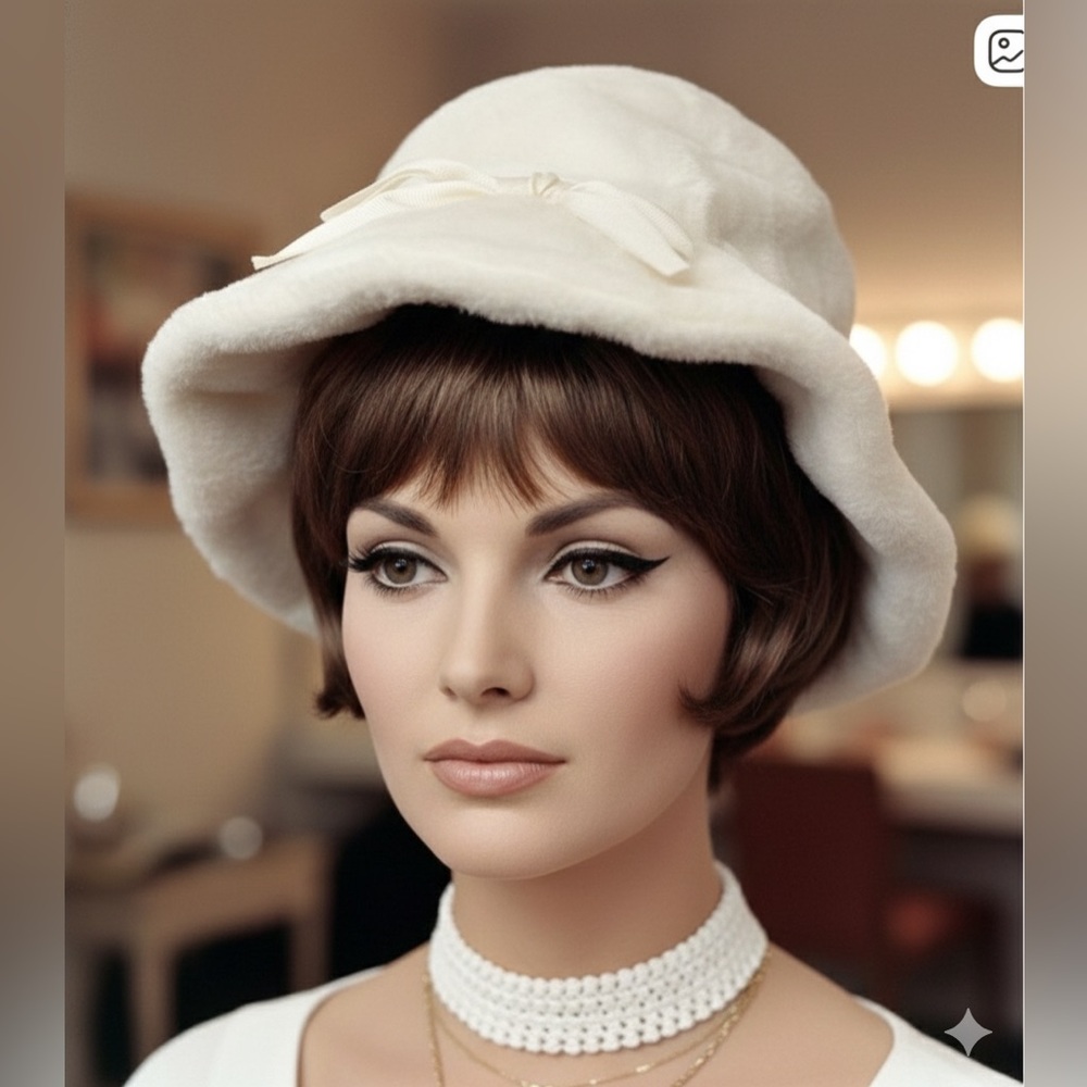 Soft Structured Polar Bear Colored Vintage Hat